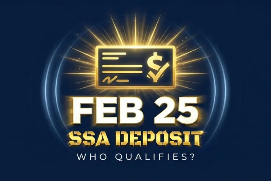 February 25 SSA deposit 2026 — who qualifies for Social Security payment on this date